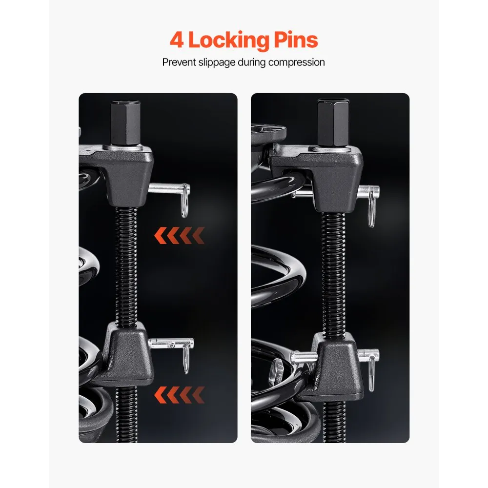 VEVOR Strut Spring Compressor 2 Pcs Coil Spring Compressor Tool 10.4-Inch Range