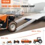 VEVOR 108" x 15" Aluminum Ramps 10000 LBS Capacity Loading Ramps 2PCS