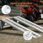 VEVOR Rampe din aluminiu 108" x 15" Rampe de încărcare cu capacitate de 10000 LBS 2BUC