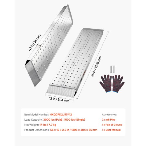 Alumiiniumist pealesõiduteed 1396 x 304 mm, 1,36 t, 2 tk — pilt 7