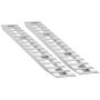 VEVOR Loading Ramps, 2 Pcs 94 x 15 in, Durable Aluminum and Heavy-Duty Trailer Ramp Set with 16 Anti-Slip Plates, 6000 Lbs Combined Capacity, for Carts, Farm Tractors, ATVs, Lawn Mowers, Motorcycles