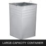 Vevor 44.5 Gallon Trash Can With Lid Kitchen Simple Garbage Waste Basket Bin