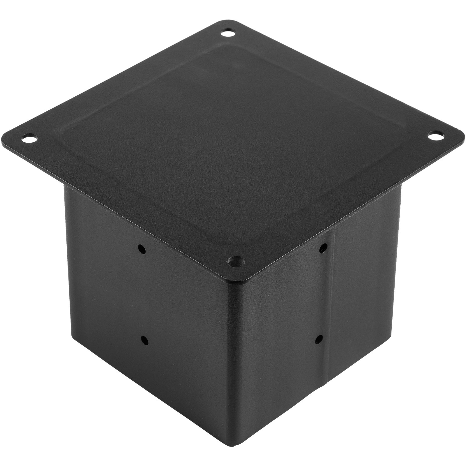VEVOR Pergola Kit Steel Brackets, 6" x 6" Pergola Brackets Post, 8 pcs Pergola Brackets Boot, Powder-Coated Pergola Bracket Shoulder, Carbon Steel Extension Pergola Bracket with 3-Way 90° Corner