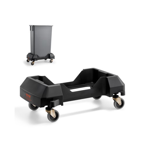 VEVOR Slim Trash Can Dolly with Wheel Fit 16/23 Gal Containers 200lbs Heavy Duty