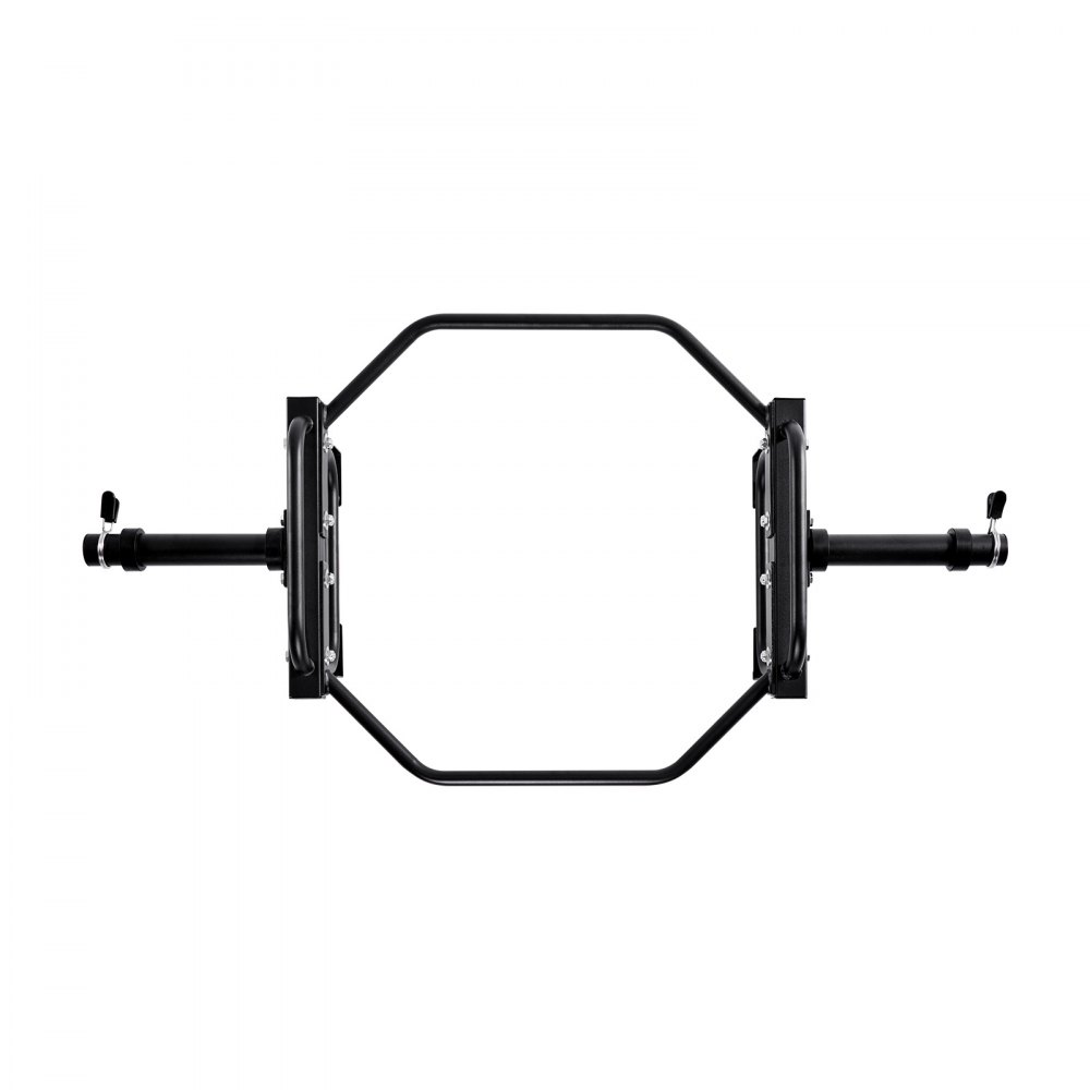 VEVOR Trap Bar Hex Bar, 50mm Hex Barbell, 240 kg Capacity Shrug Bars, Weightlifting and Strength Training Equipment, Home Gym for Squats, Deadlifts, Shoulder Presses, Black