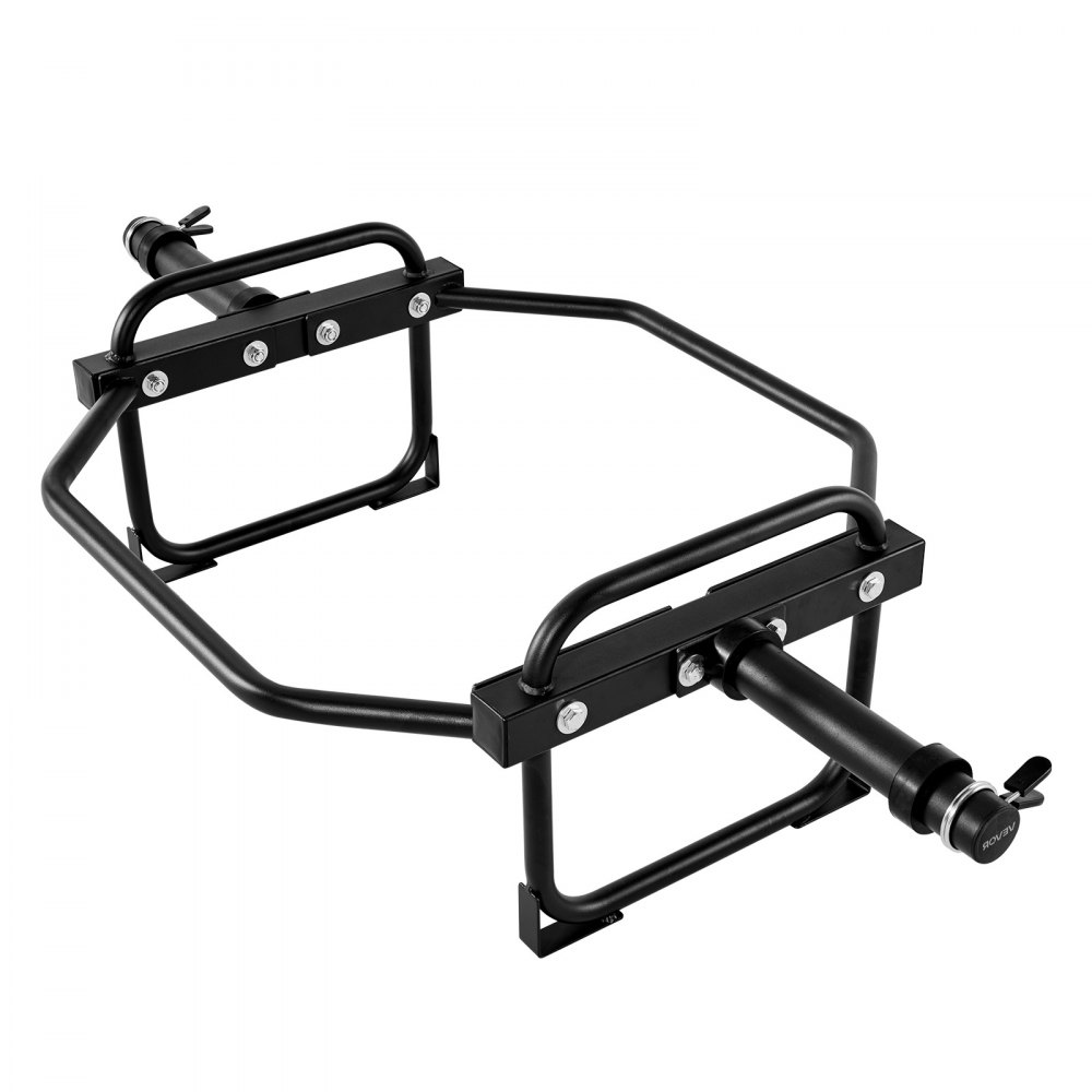 VEVOR Trap Bar Hex Bar, 50mm Hex Barbell, 240 kg Capacity Shrug Bars, Weightlifting and Strength Training Equipment, Home Gym for Squats, Deadlifts, Shoulder Presses, Black