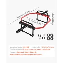 Trap Bar Hex Bar Barbell Weightlifting for Squat Shrug Deadlift 2in