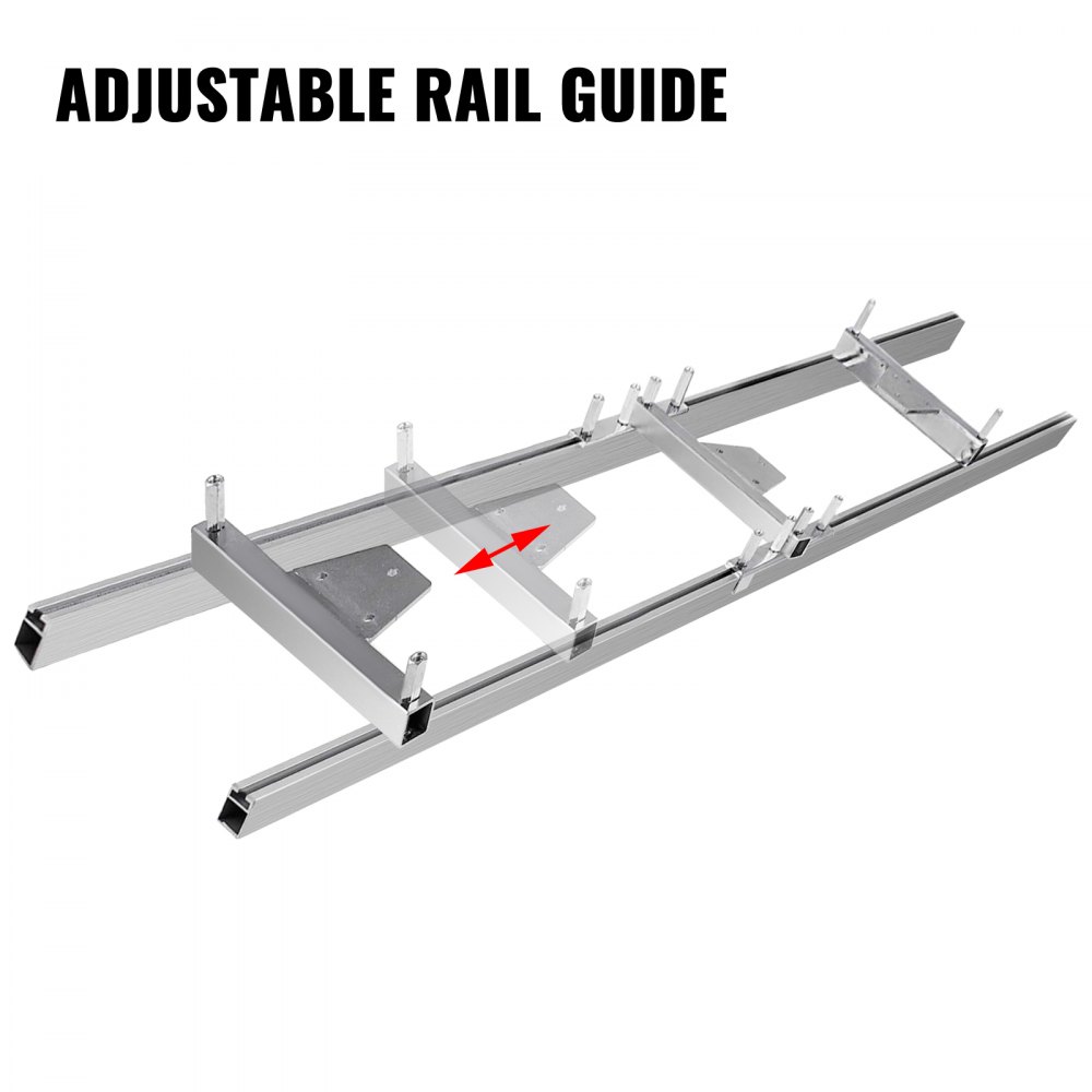 Chainsaw rail Mill Guide System 5ft 1.5m 2 Reinforce Trees Durable Reliable