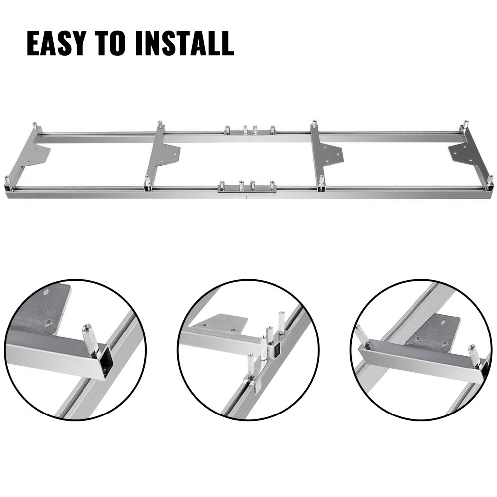 Chainsaw rail Mill Guide System 5ft 1.5m 2 Reinforce Trees Durable Reliable