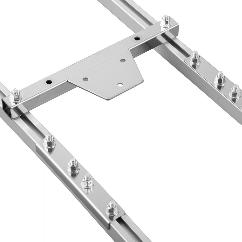 VEVOR Rail Mill Guide System 9 FT Chainsaw Mill Rail Guide with 4 Wood Fixing Plate Rail Mill Guide Used in Combination with The Saw Mill