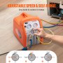 VEVOR Portable 3/4 HP Refrigerant Recovery Machine - AC Recovery Machine with High Pressure Protection 220-240V 60Hz Recovery Machine HVAC for Vapor Liquid Refrigerant, Car Air Conditioning