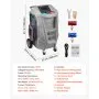 VEVOR Fully Automatic Refrigerant Recovery Machine for 1234yf, ≥98.5% Accuracy, 7-Inch Touch Screen, AC Recovery, Vacuum, and Recharging Machine for Standard and High Voltage Automotive A/C Systems