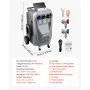 VEVOR Fully Automatic Refrigerant Recovery Machine for R134a, ≥98.5% Accuracy, 10.1-Inch Touch Screen, AC Recovery, Vacuum, Recharging and Flushing for Standard & High Voltage Automotive A/C Systems