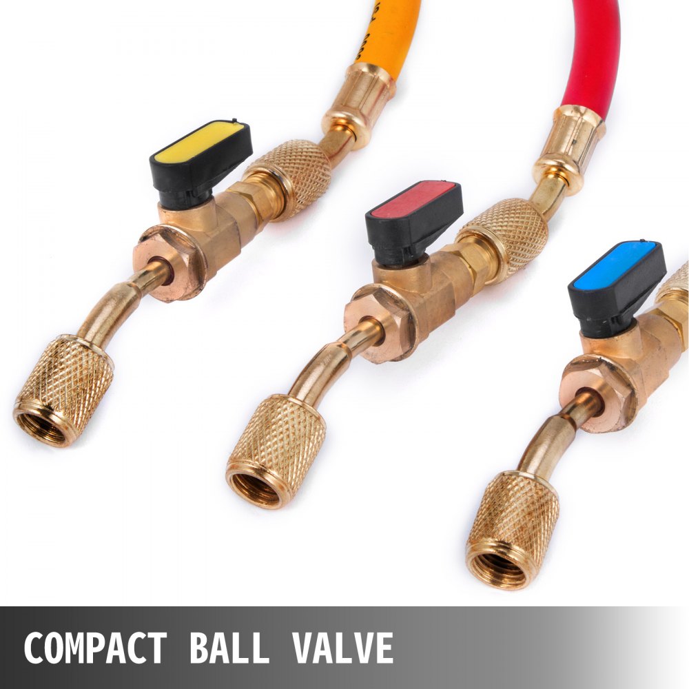 29985 Válvula de bola compacta de 3 paquetes de 60" más manguera II™ de 1/4