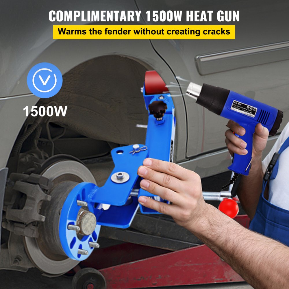 VEVOR Fender Roller Heavy Duty Roll Fender Reforming Extending Tool Wheel Arch Roller Flaring Former for Automobile Maintenance (Fender Roller)
