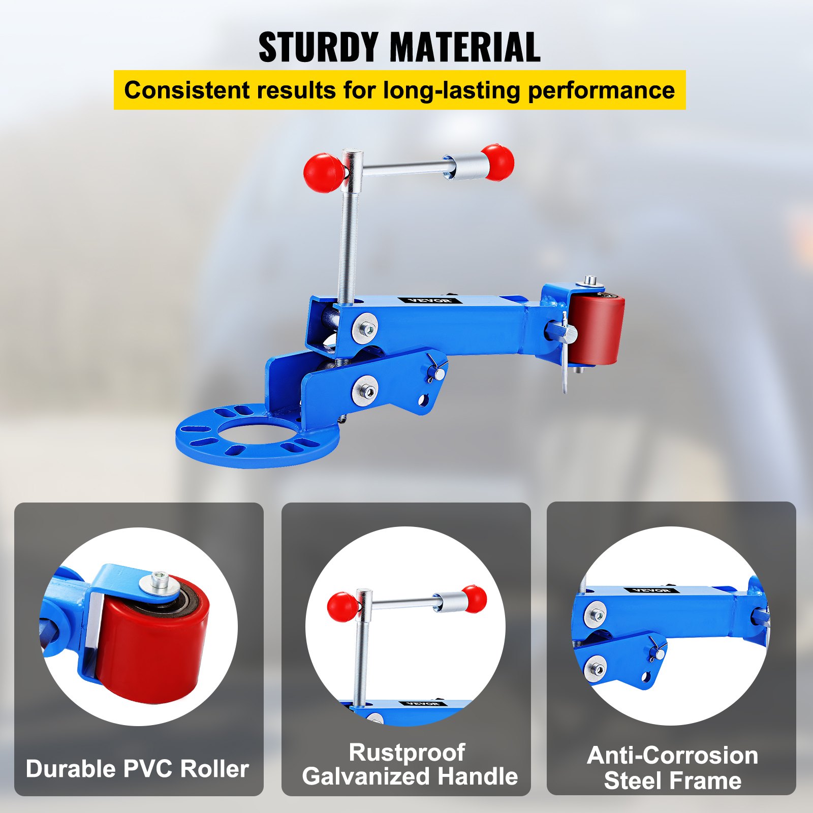 VEVOR Fender Roller Heavy Duty Roll Fender Reforming Extending Tool Wheel Arch Roller Flaring Former for Automobile Maintenance (Fender Roller)