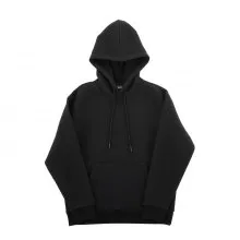 VEVOR Men Pullover Hoodie 3X-Large Size Black Fleece Pullover Hooded Sweatshirt