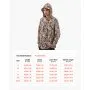 VEVOR Camo Hoodie, Medium Size, Men Pullover Hooded Sweatshirt, Moisture Wicking & Breathable, Quick-dry, Hiking Fishing Shirt with Hood, Long Sleeves Hunting Shirts for Spring & Summer Outdoor Work