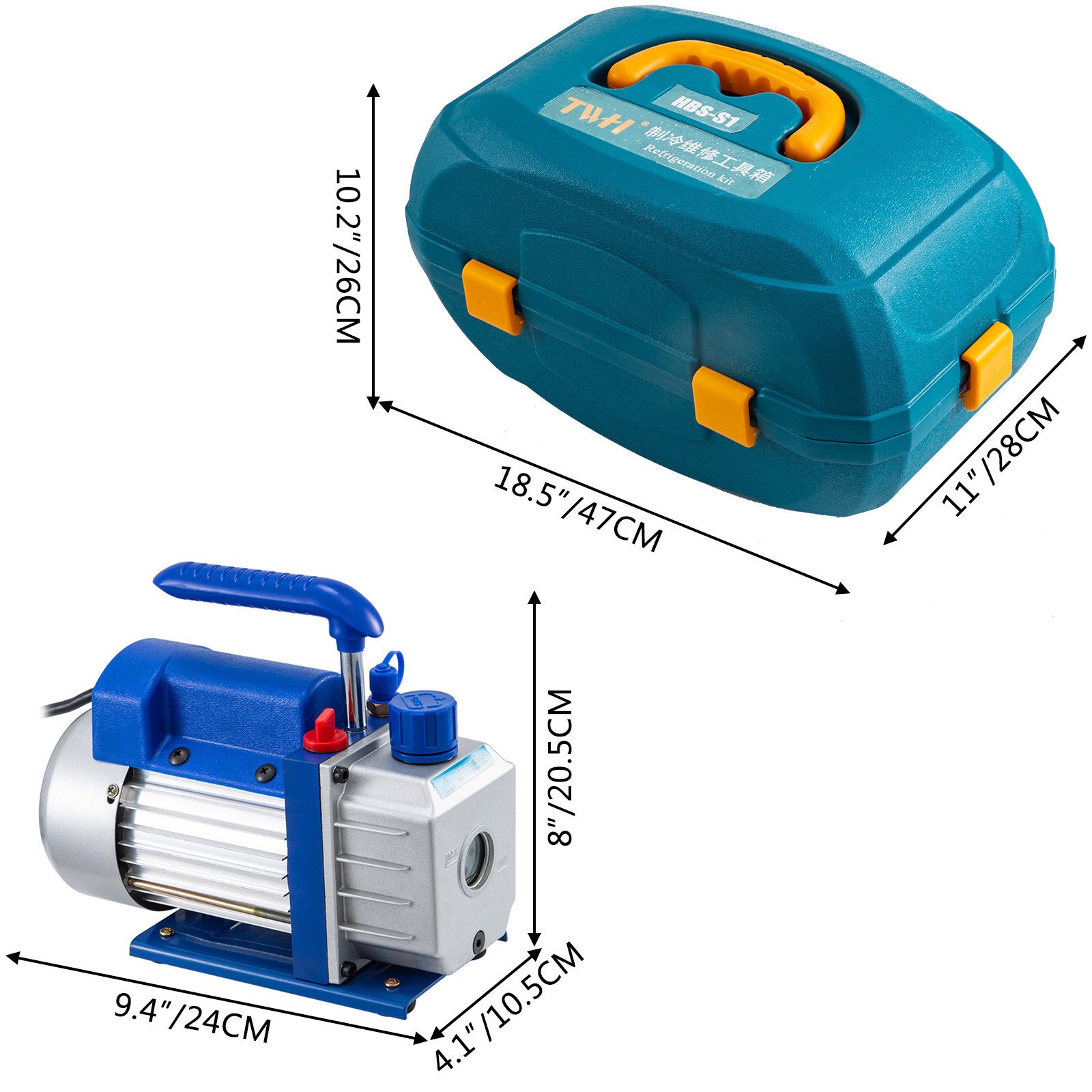 AIR COND VACUUM PUMP MANIFOLD GAUGE RATCHED ALUMINIUM ALLOY 15MICRON TUBE CUTTER