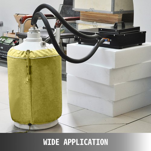 VEVOR Liquid Nitrogen Frozen Separator 300W Frozen Separating Machine Black LCD screen separator with 10L Liquid Nitrogen Tank