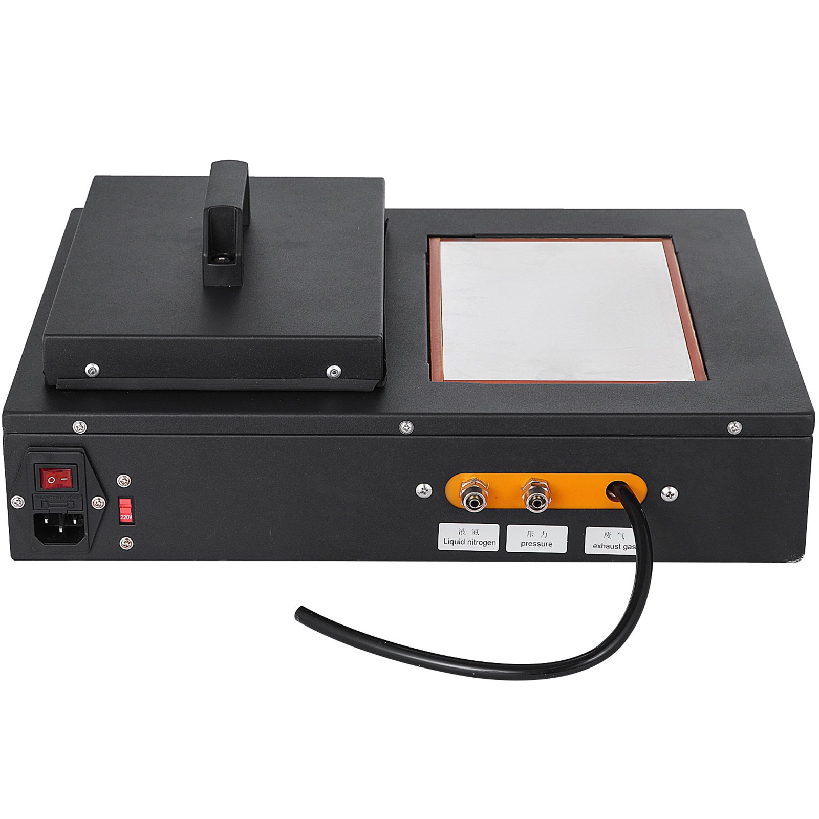 VEVOR Liquid Nitrogen Frozen Separator 300W Frozen Separating Machine Black LCD screen separator with 10L Liquid Nitrogen Tank