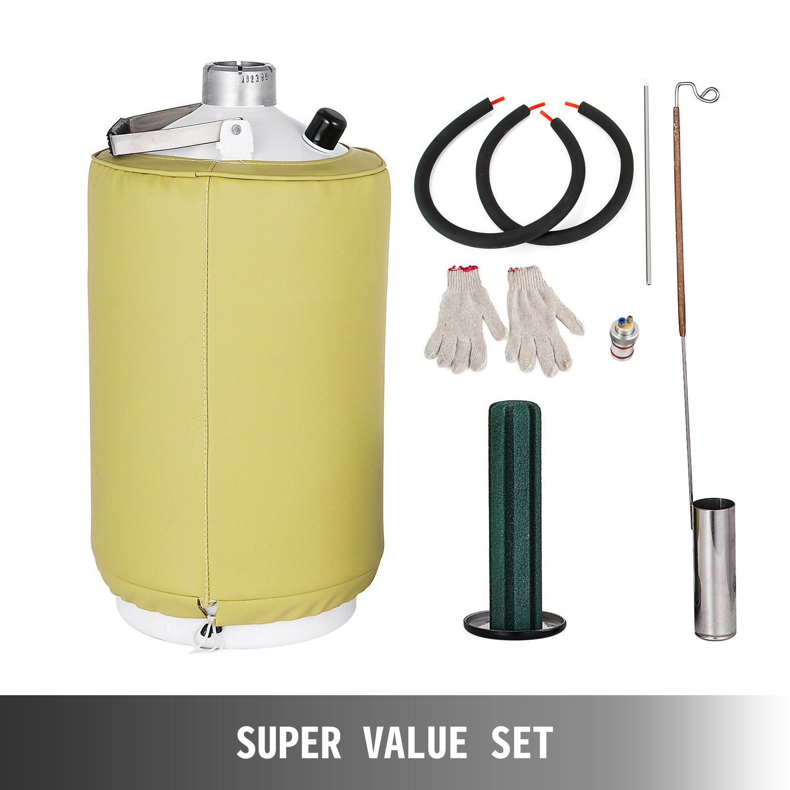 VEVOR Liquid Nitrogen Frozen Separator 300W Frozen Separating Machine Black LCD screen separator with 10L Liquid Nitrogen Tank