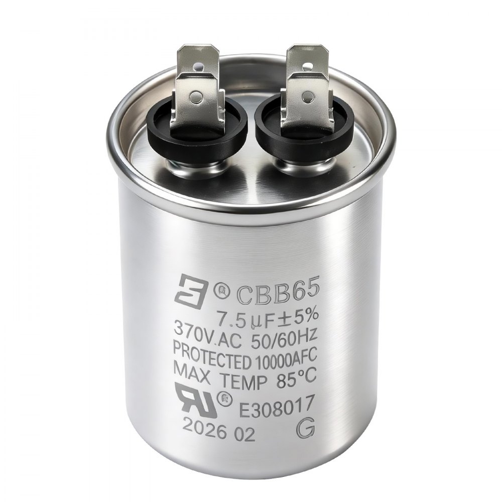 VEVOR Condenser Fan Motor with Capacitor, 1/3HP 1075RPM 208-230V, Compatible with GE Genteq K55HXGDD-81195 5KCP39GGY209AS, Fasco D925 D7908, Dayton EM3729F, Century FSE1036SV1, Rheem Ruud 51-100998-05