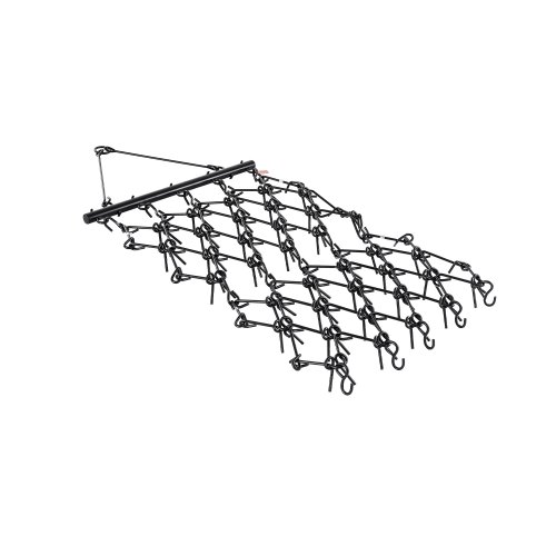 Drag Harrow 7 x 3.7 ft Chain Harrow ATV Lawn Rake for Landscape Leveling