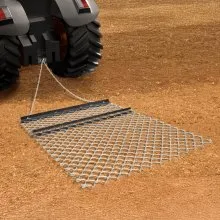 Drag Harrow 4 x 5 ft Chain Harrow Lawn Rake ATV UTV Tractor Attachments