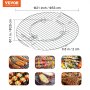 VEVOR 53 cm Cooking Grate for 53 cm Kettle Grill, Round Replacement Charcoal Grates, Iron Gas Grill Replacement Parts for Outdoor Cooking, Barbecue Camping, Picnic, Patio and Backyard, Silver