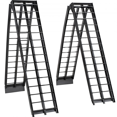 2 uds., rampas de carga para camiones Atv de aluminio de 10 pies, motocicleta Harley, capacidad de 1200 libras