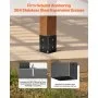 4x4 Inch Pergola Bracket Kit Inner 3.5x3.5 3- and 4-Way Brackets for Gazebo