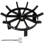 Wheel Fire Grate Fire Pit Log Grate 16-Inch Fire Pit Grate Round Fire Pit Wheels