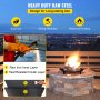 Wheel Fire Grate Fire Pit Log Grate 24-Inch Fire Pit Grate Round Fire Pit Wheels