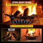 VEVOR 28in Fire Grate Log Grate ,Wagon Wheel Firewood Grates 16 Iron Bars, Fireplace Grates Burning Rack Holder 6 Legs for Indoor Chimney, Hearth Wood Stove and Outdoor Camping Fire Pit