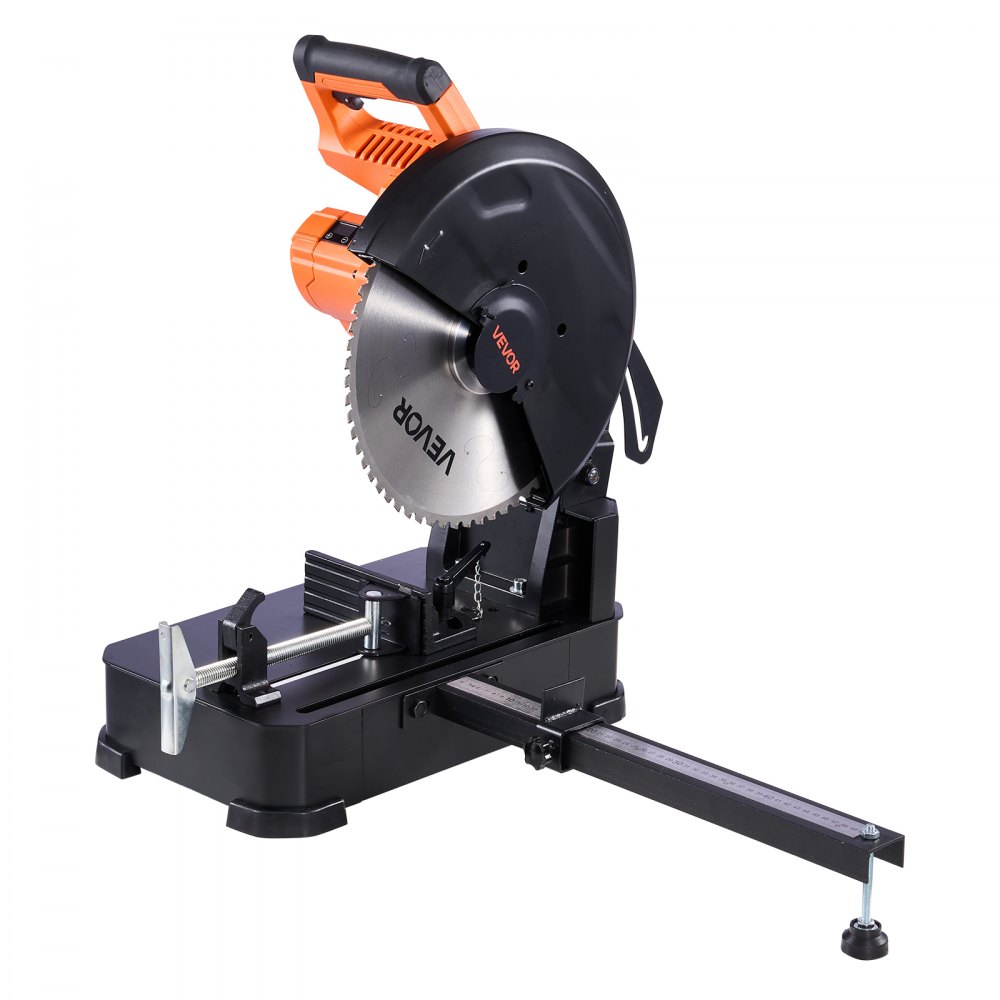 VEVOR Chop Saw, 14-inch Stainless Steel Cold Cut Blade, 3500 W Powerful Brushless Motor, 750-1200 r/min Adjustable Speed, Metal Cutting Chop Saw for Metal Square and Flat Tubes, Steels (240V/60HZ)
