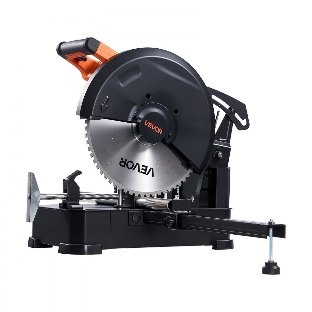 VEVOR Chop Saw, 14-inch Stainless Steel Cold Cut Blade, 3500 W Powerful Brushless Motor, 750-1200 r/min Adjustable Speed, Metal Cutting Chop Saw for Metal Square and Flat Tubes, Steels (240V/60HZ)