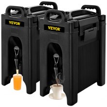 VEVOR Stainless Steel Insulated Beverage Dispenser, 2.4 Gallon 9.2