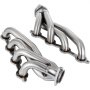stainless steel VEVOR ls swap exhaust headers with smooth polished finish.