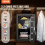 VEVOR Safe 2.2 Cubic Feet Home Safe Steel for Cash Gold 15.75x13x23.6 inch
