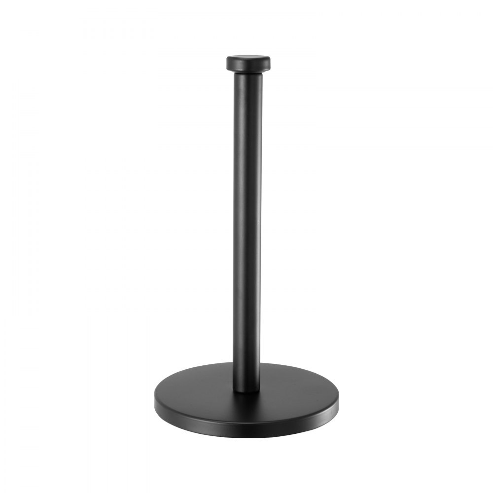VEVOR Paper Towel Holder Countertop, Stainless Steel Kitchen Paper Towel Stand with Weighted Base and Suction Cups, Non-slip Countertop Kitchen Paper Roll Holders for Kitchen Bathroom