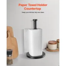 Paper Towel Holder Countertop Stainless Steel Paper Towel Stand for Kitchen