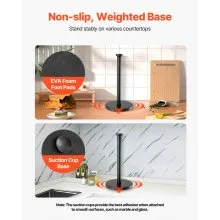 Paper Towel Holder Countertop Stainless Steel Paper Towel Stand for Kitchen