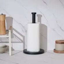 Paper Towel Holder Countertop Stainless Steel Paper Towel Stand for Kitchen