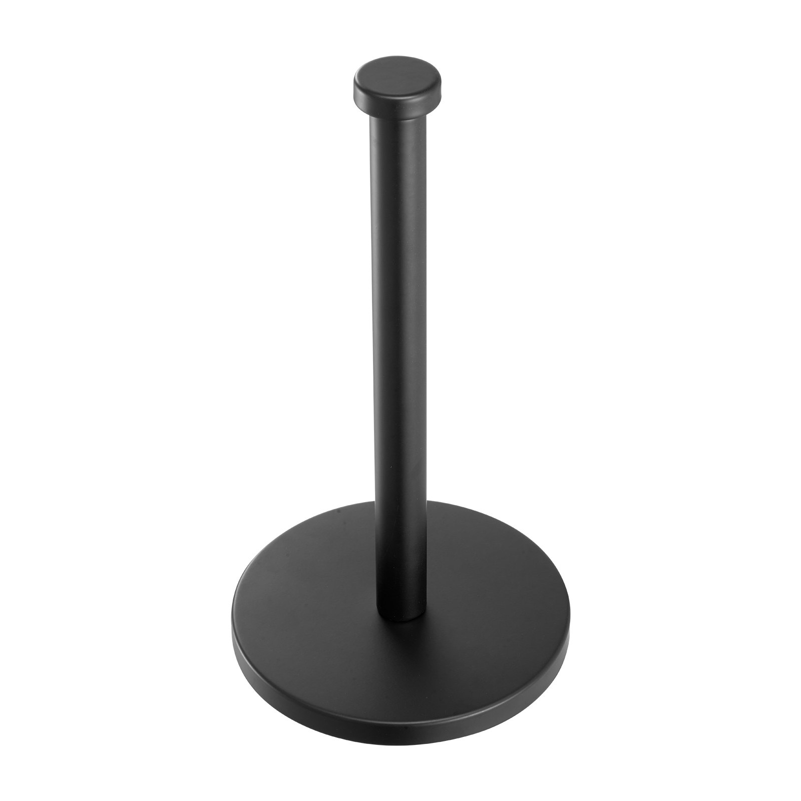 VEVOR Paper Towel Holder Countertop, Stainless Steel Kitchen Paper Towel Stand with Weighted Base and Suction Cups, Non-slip Countertop Kitchen Paper Roll Holders for Kitchen Bathroom