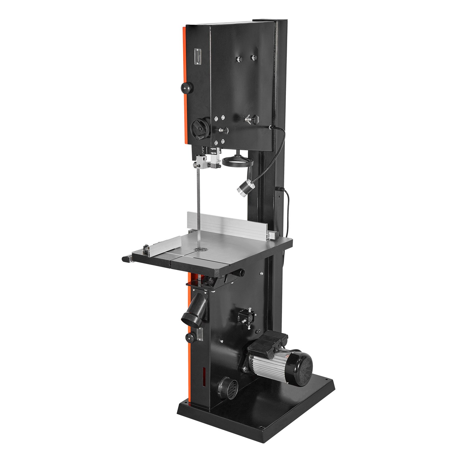 VEVOR Woodworking Bandsaw, 18-Inch, Band Saw with 2240W 3HP Motor, 16-Inch Maximum Cutting Height, 27.2 x 20 in Cast Iron Table, with 360° Work Light, Miter Gauge, Fence, Band Saw for Woodworking
