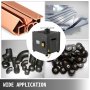 VEVOR TX-R700 Electric Chamfering Machine 0-2.5mm Chamfering Height Range, Beveling Machine 45° Angle, Curve Chamfer Machine 480V 750W, Edge Milling Machine with 2 Inserts for Curved Edges