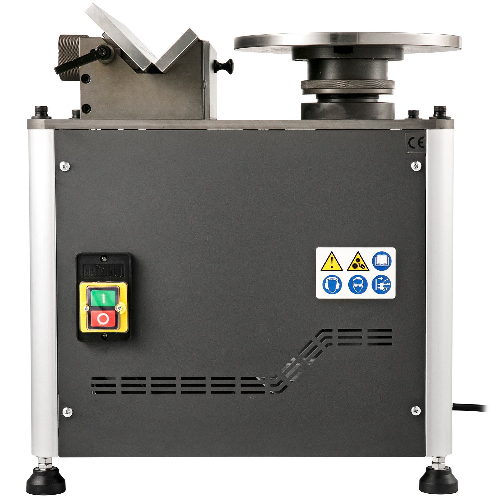 VEVOR TX-R800D Electric Chamfering Machine, 0-3mm Straight and 0-2.5mm Curve Height, 45° Angle Vertical Complex Chamfer for Deburr