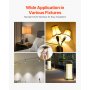 Halogen Light Bulbs GU10 MR16 Halogen Bulb 2800K 50W Lamp Bulbs Pack of 6