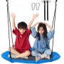 VEVOR Tree Swing 40 In Saucer Swing 750lbs Vekt Kapasitet 900D Oxford Blue